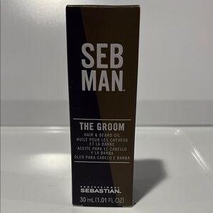 The Groom Hair & Beard Oil - Black and Gold
